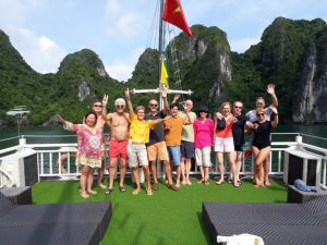 Group of 12 Tourists from France