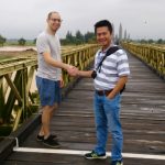 Group of 5 tourists from USA